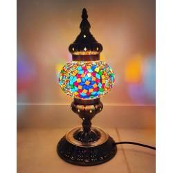 Coloured Glass Table Lamp - Hand Crafted