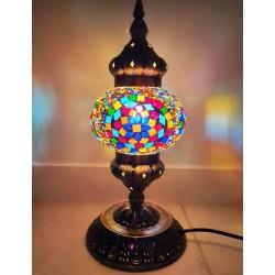 Coloured Glass Table Lamp - Hand Crafted