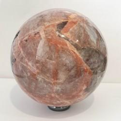 Large Peach Moonstone Sphere - 86mm