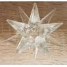 Crystal Glass Star Candle Holder - Set of two