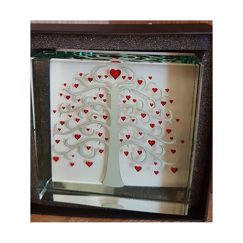 Tree of life - Ornament Glass Block Tree of life - Ornament Glass Block