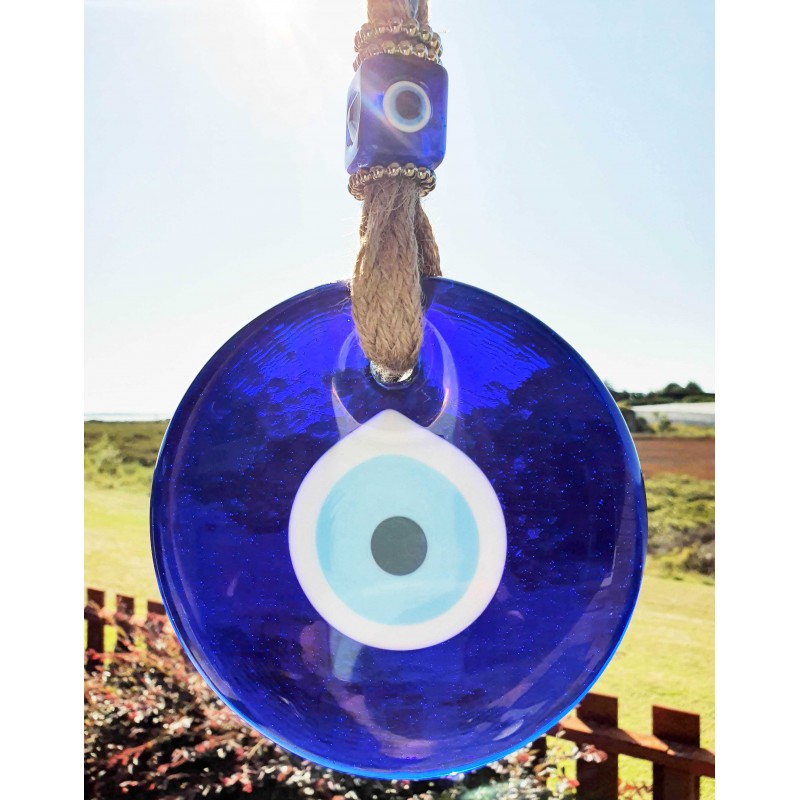 Blue Glass Wall Hanging - XL