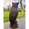 Owl Power Animal Statue - Hand-carved in natural resin.