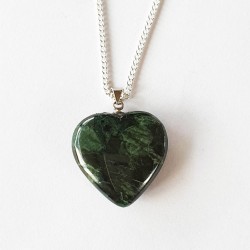 American Greenstone - Sterling Silver Pendant