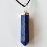 Large Lapis Lazuli Terminated Pendant in Sterling Silver - inari.co.nz