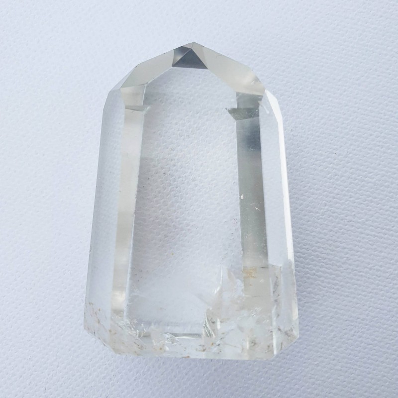 Clear Quartz Obelisk with Rare Ghosting - inari.co.nz Clear Quartz Obelisk with Rare Ghosting - inari.co.nz