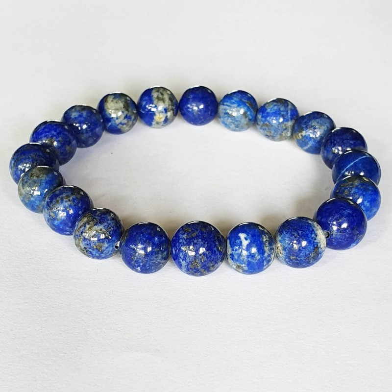 Lapis Bracelet - 10mm Beads - The Crystal Rainbow - inari.co.nz