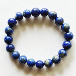 Lapis Bracelet - 10mm Beads - The Crystal Rainbow - inari.co.nz