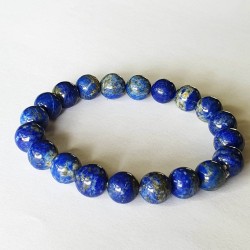 Lapis Bracelet - 10mm Beads - The Crystal Rainbow - inari.co.nz