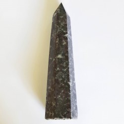 Tall Gabbro Obelisk - 19.5cm - inari.co.nz - The Crystal Rainbow