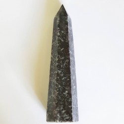 Tall Gabbro Obelisk - 19.5cm - inari.co.nz - The Crystal Rainbow