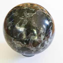 Gabbro Sphere - 63 mm - The Crystal Rainbow - inari.co.nz