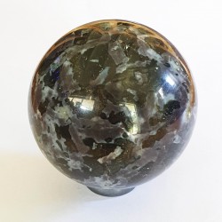 Gabbro Sphere - 63 mm - The Crystal Rainbow - inari.co.nz