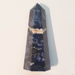 Sodalite Obelisk - 15.2 cm - inari.co.nz - The Crystal Rainbow