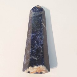 Sodalite Obelisk - 15.2 cm - inari.co.nz - The Crystal Rainbow