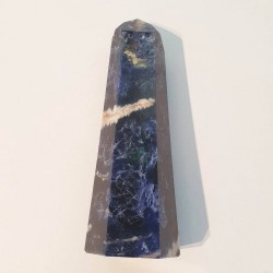 Sodalite Obelisk - 15.2 cm - inari.co.nz - The Crystal Rainbow