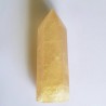 Golden Calcite Obelisk - 13.2 cm - inari.co.nz - The Crystal Rainbow