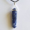 Sodalite Double Terminated Pendant in Sterling Silver - inari.co.nz - The Crystal Rainbow