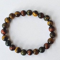 Mixed Tiger's Eye Bracelet - 8mm