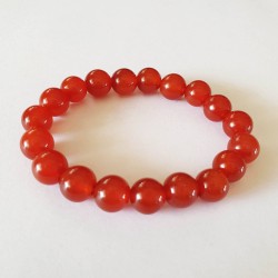 Carnelian Bracelet - 10mm Beads