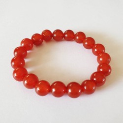 Carnelian Bracelet - 10mm Beads