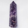 Amethyst Chevron Obelisk - 17.6cm