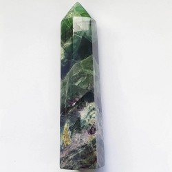 Banded Fluorite Obelisk - 20cm