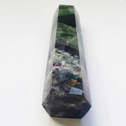 Banded Fluorite Obelisk - 20cm