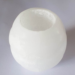 Selenite Luxe Candle Holder - inari.co.nz