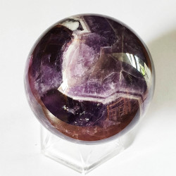 Amethyst Chevron Sphere - 52 mm - inari.co.nz