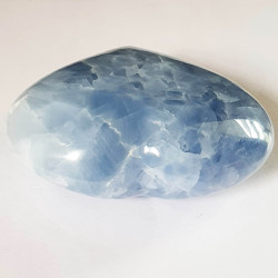 Blue Calcite Heart - inari.co.nz