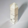 White Howlite Obelisk - 8 cm - inari.co.nz