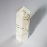 White Howlite Obelisk - 8 cm - inari.co.nz