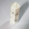 White Howlite Obelisk - 8 cm - inari.co.nz