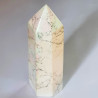 White Rainbow Howlite Obelisk - 14.8 cm