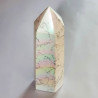 White Rainbow Howlite Obelisk - 14.8 cm