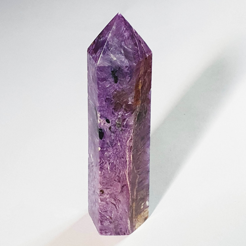 Purple Charoite Obelisk - 10 cm - inari.co.nz