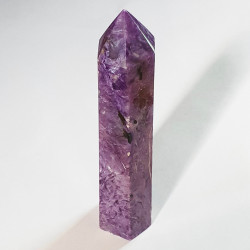 Purple Charoite Obelisk - 10 cm - inari.co.nz