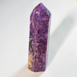 Purple Charoite Obelisk - 10 cm - inari.co.nz