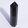 Deep Purple/Black Fluorite Obelisk - 8.5 cm