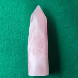 Rose Quartz Obelisk - thecrystalrainbow.co.nz