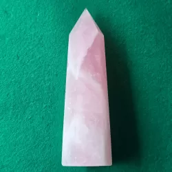 Rose Quartz Obelisk - thecrystalrainbow.co.nz