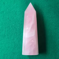 Rose Quartz Obelisk - thecrystalrainbow.co.nz
