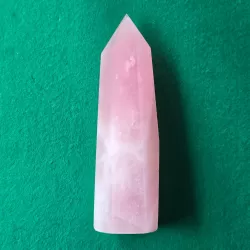 Rose Quartz Obelisk - thecrystalrainbow.co.nz