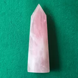 Rose Quartz Obelisk - thecrystalrainbow.co.nz