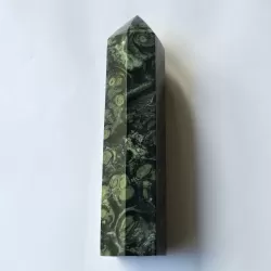 Kambaba Jasper Obelisk - 14.5cm - thecrystalrainbow.co.nz