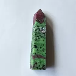 Ruby Zoisite Obelisk - 9.7cm - thecrystalrainbow.co.nz