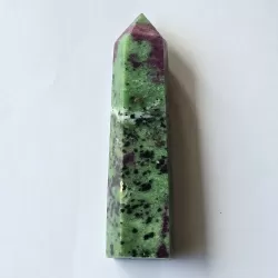 Ruby Zoisite Obelisk - 9.7cm - thecrystalrainbow.co.nz