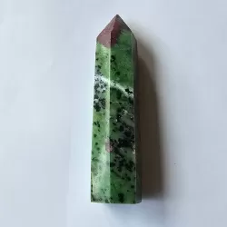 Ruby Zoisite Obelisk - 9.7cm - thecrystalrainbow.co.nz
