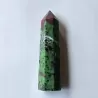 Ruby Zoisite Obelisk - 9.7cm - thecrystalrainbow.co.nz